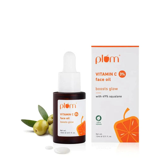 3% Vitamin C Face Oil with 49% Squalane  |  For All Skin Types  |  For All Seasons  |  Fragrance-Free  |  100% Vegan