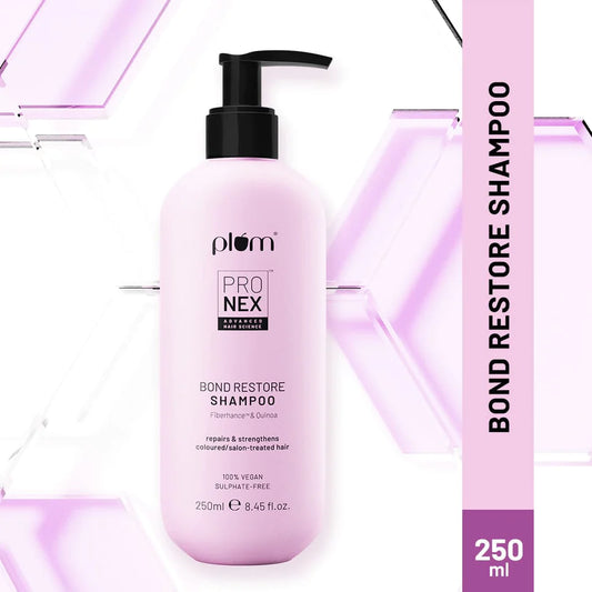 ProNexᵀᴹ Bond Restore Shampoo  |  With Patented Techology - Fiberhanceᵀᴹ, Symhair® Restore and Quinoa Extracts  |  Sulphate-Free  |  100% vegan  |  Strengthens and Repairs Damaged Hair Bonds