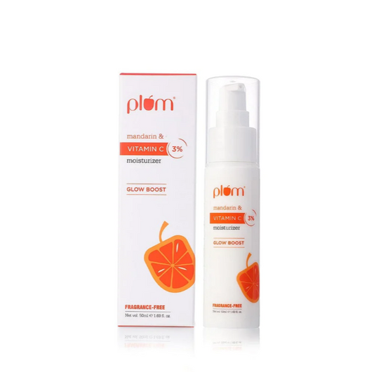 3% Vitamin C Moisturizer with Mandarin  |  For Glowing Skin  |  For Hyperpigmentation & Dull Skin  |  100% Vegan