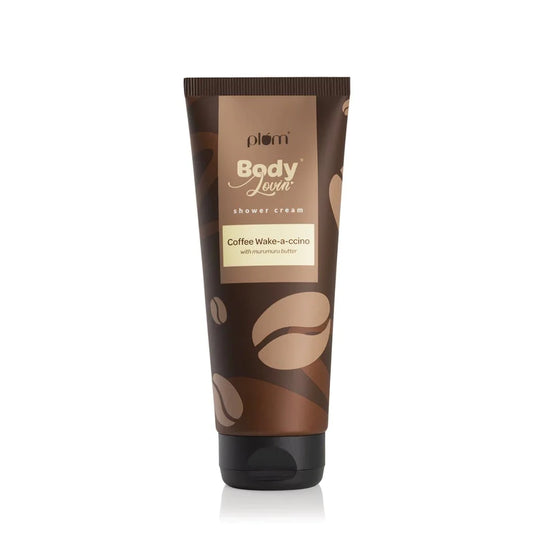 Plum BodyLovin' Coffee Wake-a-ccino Shower Cream (Body Wash) Deeply Cleanses  |  Moisturizes & Nourishes Skin  |  Soothing Coffee Aroma Available in: 200 g
