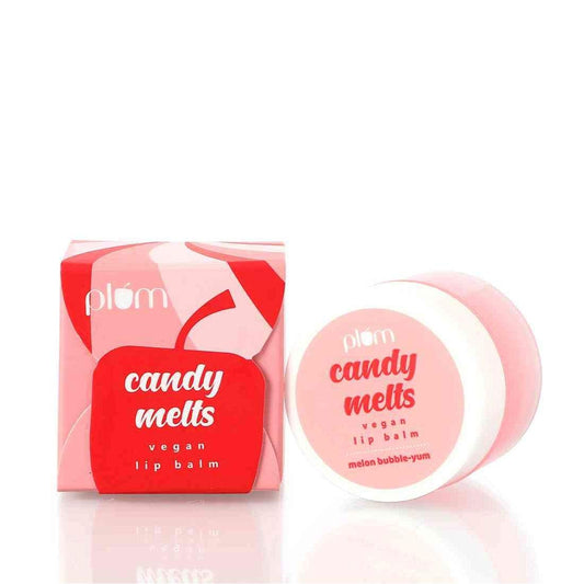 Plum Candy Melts Vegan Lip Balm - Melon Bubble Yum