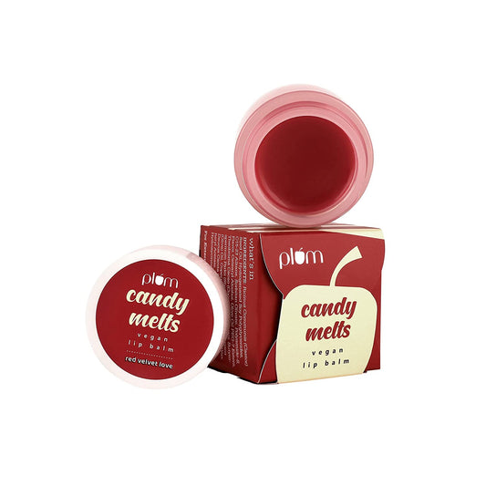Plum Candy Melts Vegan Lip Balm - Red Velvet Love