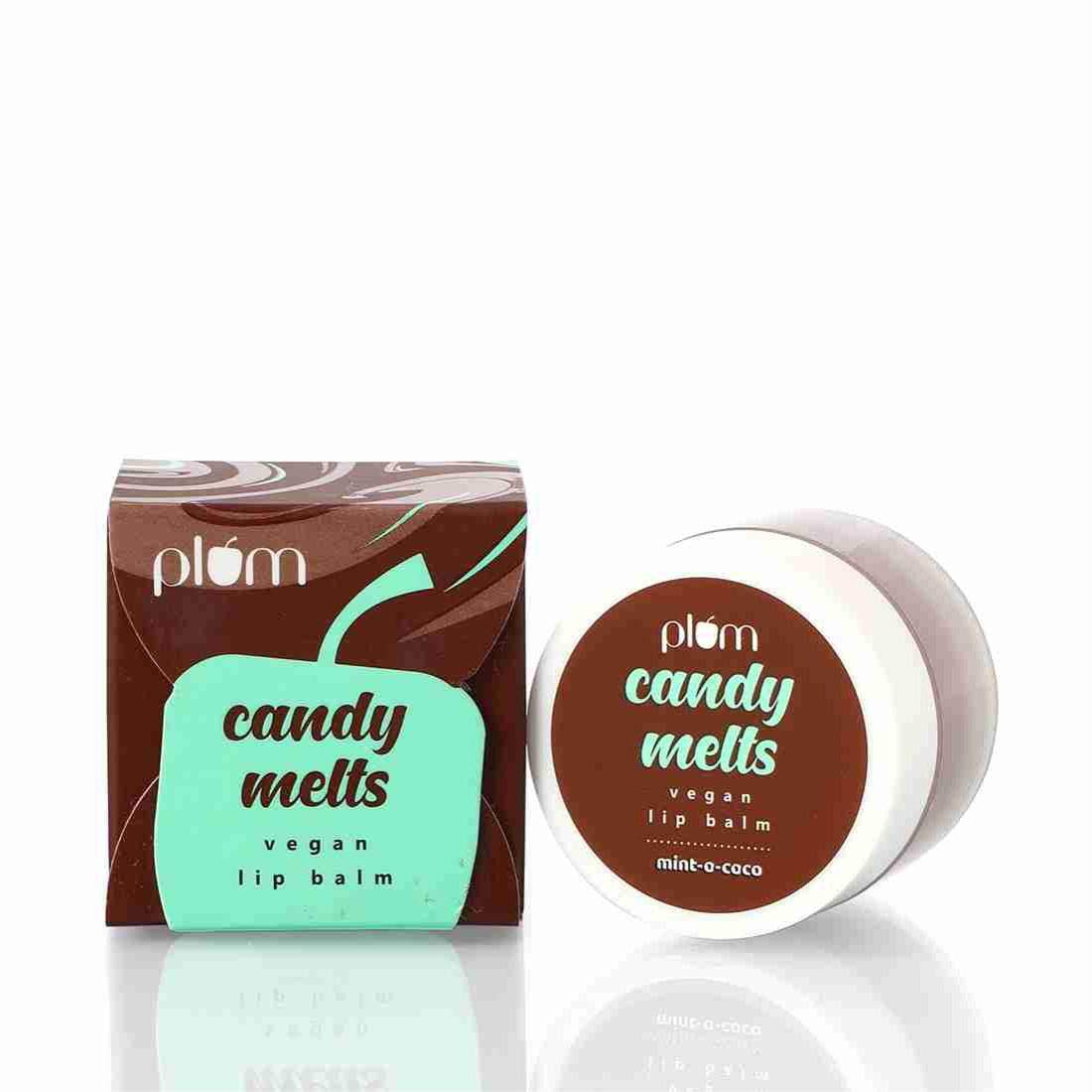 Plum Candy Melts Vegan Lip Balm - Mint-o-Coco
